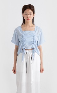 most two string blouse (4colors)